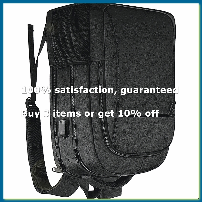 Laptop Bag Waterproof - 대형 여행용 노트북 백팩, 비즈니스 도난