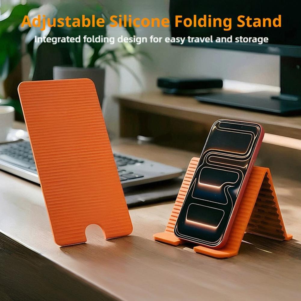 Laptop Stand Portable - 유연한 접이식 실리콘 휴대폰 거치대 (아이폰,