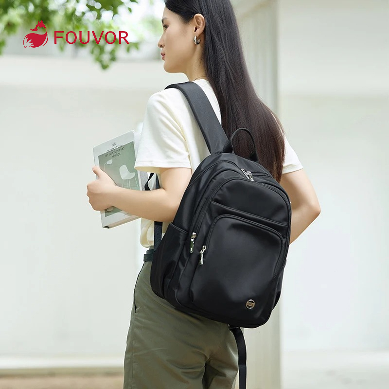 Laptop Bag Waterproof - Fouvor 비행기 객실 배낭 조절 가능한