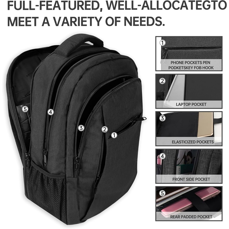 대형 여행용 노트북 백팩, 비즈니스 도난 방지 슬림형  - Laptop Bag Waterproof 리뷰 및 가격