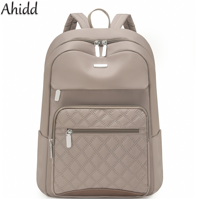 패션 격자 무늬 통근 데이 팟 여성 방수 나일론 배낭  - Laptop Bag Waterproof 리뷰 및 가격