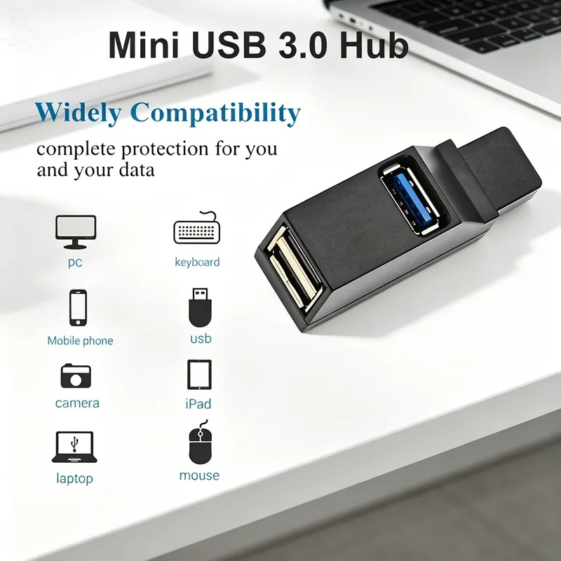 USB 3.0 2.0 회전식 3 포트 허브 분배기, P - Laptop Accessories For Programmers 리뷰 및 가격