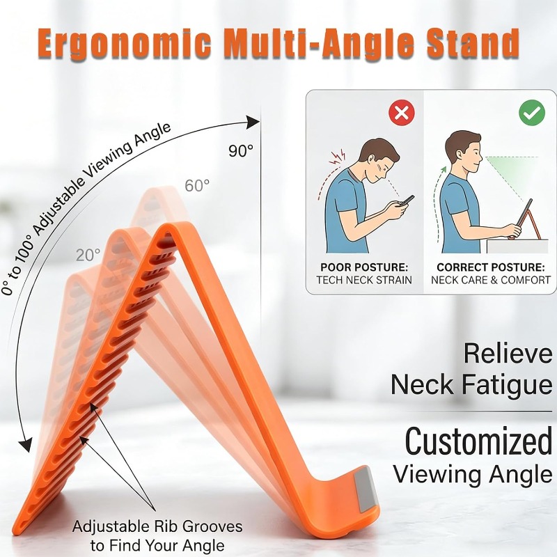 유연한 접이식 실리콘 휴대폰 거치대, 휴대용 조절 가능 - Laptop Stand Portable 리뷰 및 가격