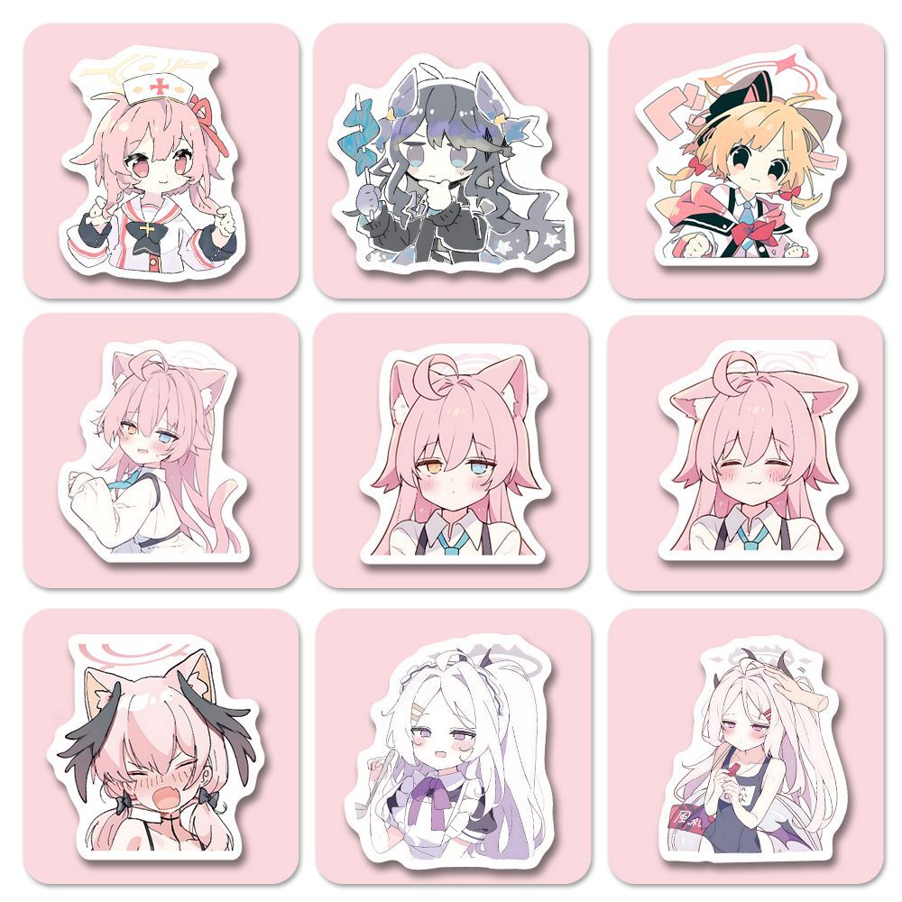 애니메이션 블루 아카이브 소라사키 히나 걸 스티커, 노 - Laptop Accessories Girls 리뷰 및 가격