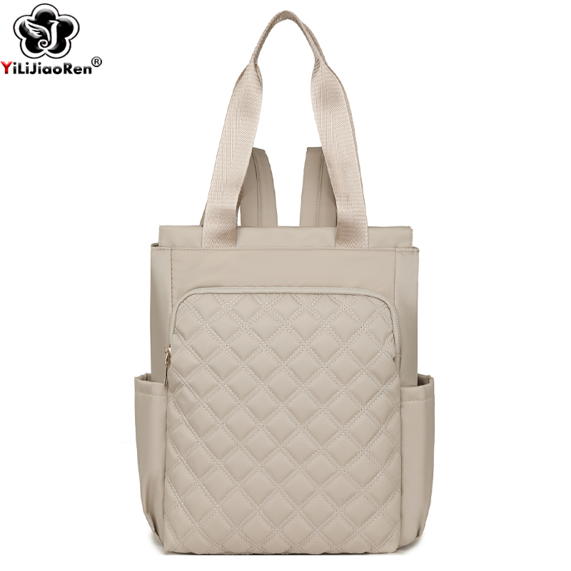 패션 격자 무늬 배낭 여성 방수 나일론 데이 팟 노트북 - Laptop Bag Waterproof 리뷰 및 가격