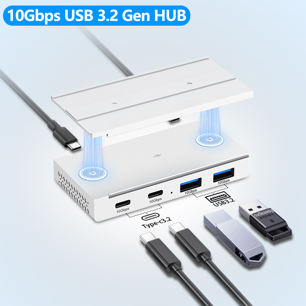 10Gbps USB3.2 Gen2 허브 데스크 마그네틱 - Laptop Accessories For Programmers 리뷰 및 가격