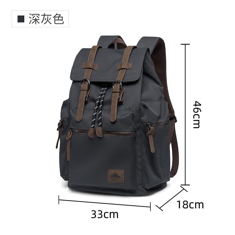 MOYYI 27L 남성용 대형 플랩 백팩 드로스트링 멀 - Laptop Bag Waterproof 리뷰 및 가격