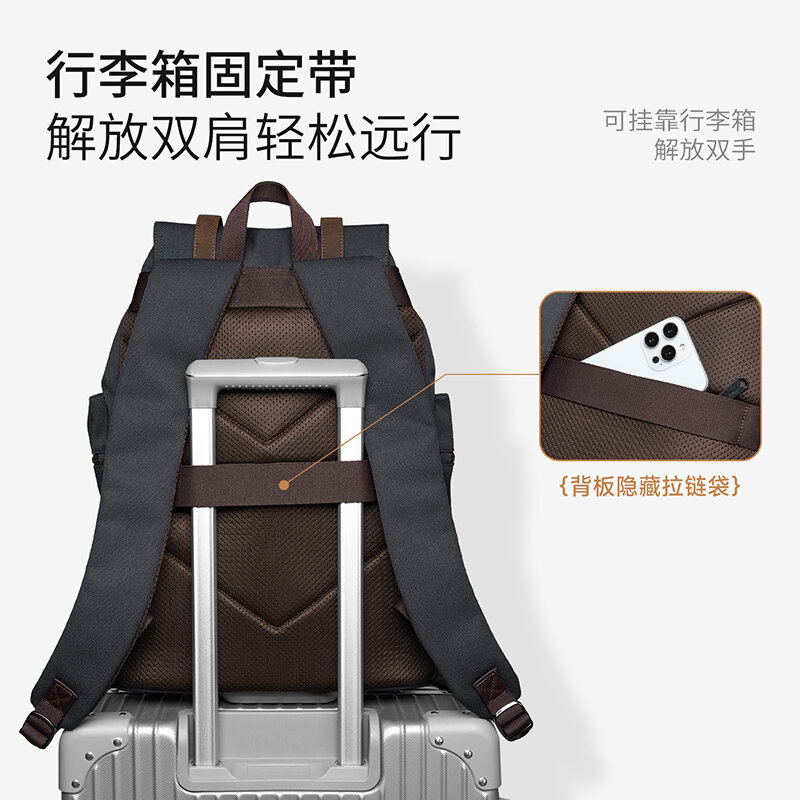 MOYYI 27L 남성용 대형 플랩 백팩 드로스트링 멀 - Laptop Bag Waterproof 리뷰 및 가격