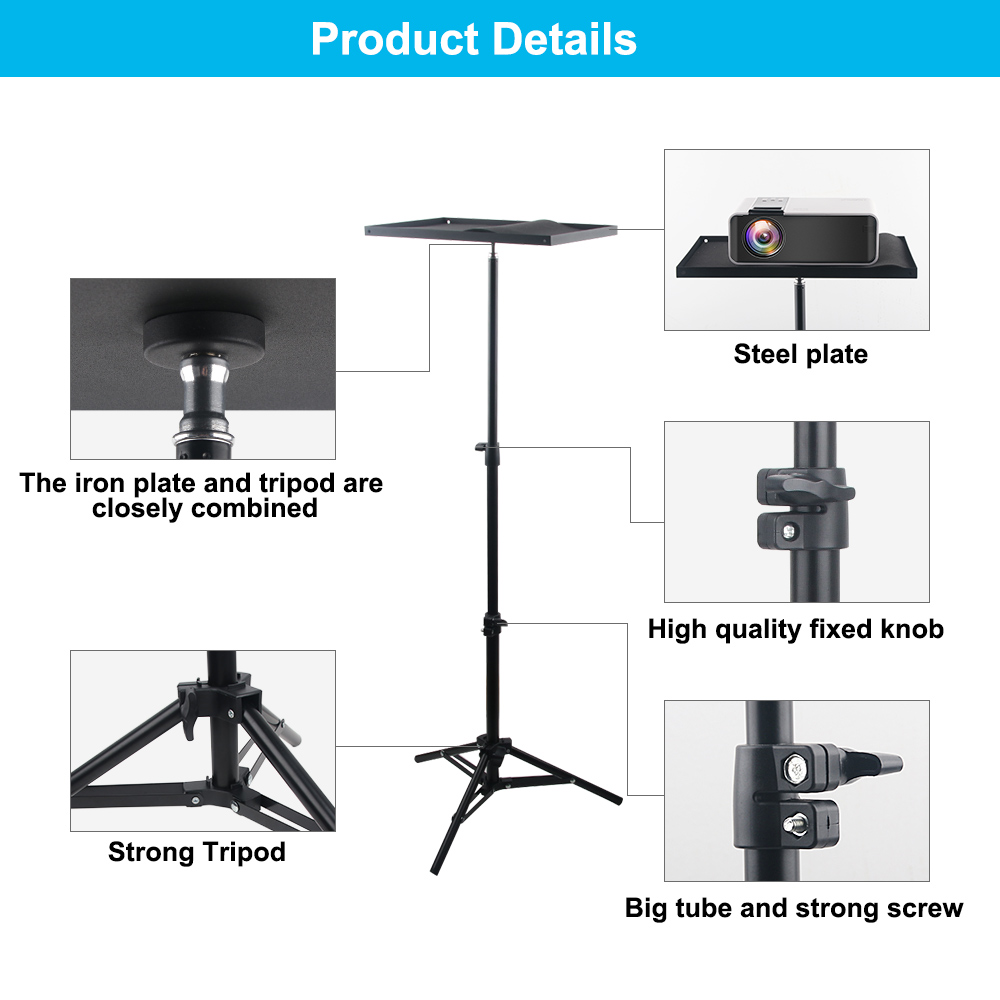 110cm 160cm 조정 가능한 범용 휴대용 프로젝터 - Laptop Stand Portable 리뷰 및 가격
