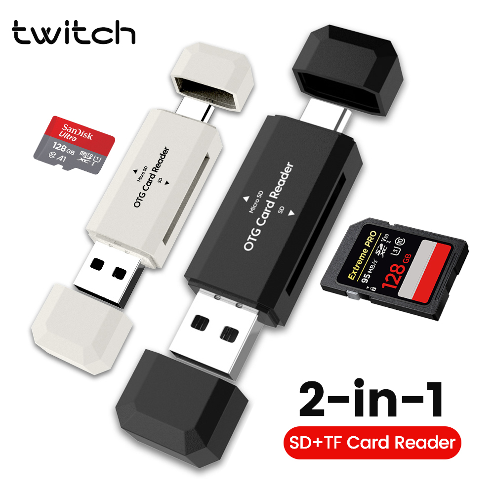 2 in 1 타입 C SD TF 카드 리더 USB 2. - Laptop Accessories For Programmers 리뷰 및 가격