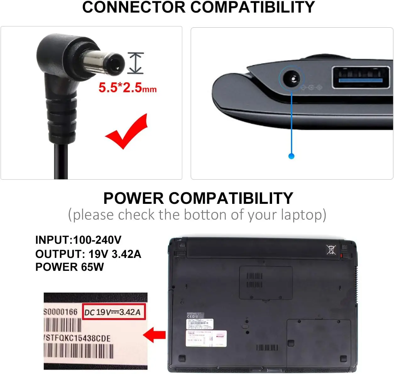 노트북 Ac 어댑터 충전기, Asus X5MSD X5M - Laptop Accessories Shop 리뷰 및 가격